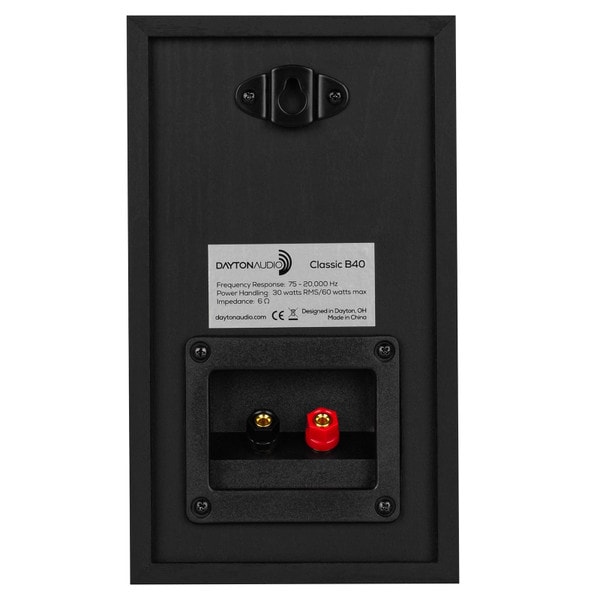 Main product image for Dayton Audio Classic B40 Bookshelf Speaker Pair Black300-250